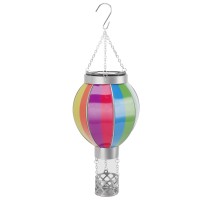 Focket Hot Air Balloon Solar Lantern, Hanging Solar Lanterns Auto Light On At Night, Auto Off During The Day, Decorative Outdoor Solar Hanging Lights For Garden Yard Patio, Gifts For Mom