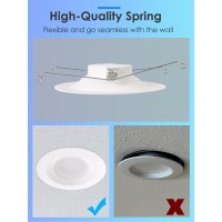 Energetic 12 Pack 56 Inch Led Recessed Lighting 125W100W Cool White 4000K 950Lm Retrofit Downlight Dimmable Can Lights W