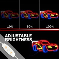 Car Neon Sign For Wall Decor Dimmable Racing Car Neon Sign Led Neon Light Neon Racing Car Sign Car Neon Lights Signs Light Up Si