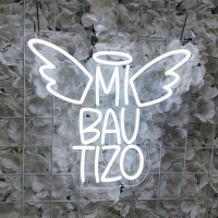 Mi Bautizo 15751385 Inches Led Neon Sign Mi Bautizo Neon Sign For Baptism Decorations Mi Bautizo Sign Perfect For Childrens