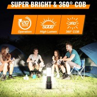 Flashlights 100000 High Lumens Rechargeable 360 Cob Lantern Camping Flashlight 2000 Meters Long Beam Super Bright Led Flash Li