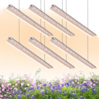 Speeplant Led Grow Light 4Ft Full Spectrum 660Nm Sunlight Plant Light 3600K Linkable Led Grow Lights For Indoor Plants Indoor