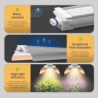 Speeplant Led Grow Light 4Ft Full Spectrum 660Nm Sunlight Plant Light 3600K Linkable Led Grow Lights For Indoor Plants Indoor