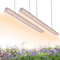 Speeplant Led Grow Light 4Ft Full Spectrum 660Nm Sunlight Plant Light 3600K Linkable Led Grow Lights For Indoor Plants Indoor