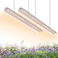 Speeplant Led Grow Light 4Ft Full Spectrum 660Nm Sunlight Plant Light 3600K Linkable Led Grow Lights For Indoor Plants Indoor