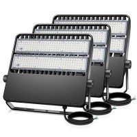 Biritalo 36000Lm Led Stadium Flood Light Commercial 1500W Equivalent Led Arena Lighting Wall Mount Stadium Floodlights Outdoor 5