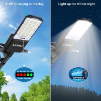 Solar Street Light 1500W Solar Street Lights Outdoor Ip67 Waterproof Solar Powered Led Street Light Dusk To Dawn With Remote Con