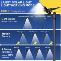 Solar Street Light 1500W Solar Street Lights Outdoor Ip67 Waterproof Solar Powered Led Street Light Dusk To Dawn With Remote Con