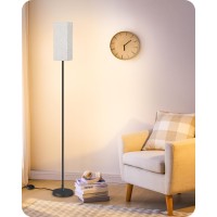 Goebleson Floor Lamp Pole Lamp With Foot Switch Modern Standing Lamp Lampshade Minimalist Freestanding Lamp Bulb Not Include