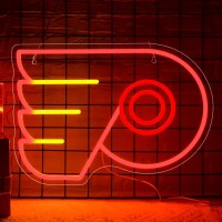 Ice Hockey Neon Sign Flyers Hockey Team Flyers Led Sign Sport Neon Lights Hockey Light Hockey Club Decor Hockey Gifts For Boys H