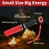 Hilngav 6 Pack Red Light Led Flashlight Mini Red Flashlight Red Torch For Astronomy Aviation Night Observation And Animal Obs