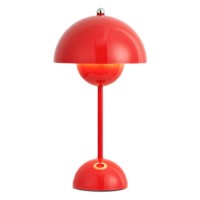 Azuraokey Modern Mushroom Table Lamp, 3 Colors Dimmable Mushroom Desk Lamp, Cordless Touch Button Nordic Minimalist Mushroom Table Lamp For Bedroom Living Room Restaurant Bar