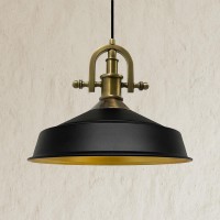 Bamyum Marine Farmhouse Industrial Pendant Light Fixtures Handmade Painted 15.7