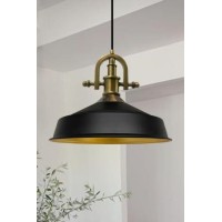 Bamyum Marine Farmhouse Industrial Pendant Light Fixtures Handmade Painted 15.7