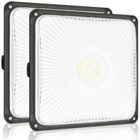 Hyperlite 45W 2Packs 2024 New Led Canopy Light 6300Lm Led Canopy Lights Outdoor Ip65 Waterproof Led Canopy Area Light For Carpor