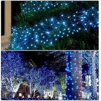 Illuminew 108Ft 300 Led Outdoor Indoor String Lights Safety Plug In 8 Modes Halloween Decorations Twinkle Mini Lightschristma