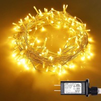 Illuminew 300 Led Outdoor Indoor String Lights108Ft Safety Plug In 8 Modes Christmas Halloween Decorations Summer Twinkle Ligh