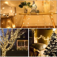 Illuminew 300 Led Outdoor Indoor String Lights108Ft Safety Plug In 8 Modes Christmas Halloween Decorations Summer Twinkle Ligh