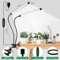 Ewpjdk Grow Light 6500K Full Spectrum Plant Grow Lights 84 Led Plant Light With Clip Grow Lamp For Indoor Plants Growing Lamps