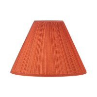 Aspen Creative 33197 Hardback Empire Transitional Spider Lamp Shade Mushroom Pleated Carrot Faux Silk Fabric 6 Top X 16 B