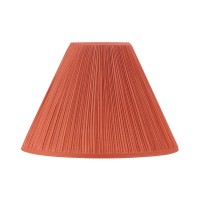 Aspen Creative 33197 Hardback Empire Transitional Spider Lamp Shade Mushroom Pleated Carrot Faux Silk Fabric 6 Top X 16 B