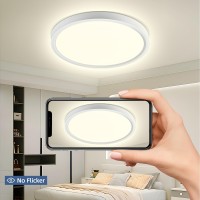 Mivaancen 4Pk 12 Inch Led Flush Mount Ceiling Light 28W 2500Lm 3000K 4000K 6000K Cct Selectable Surface Mount Led Light Fixture