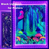 Roperry 30Ft Led Black Light Strip Kit 540 Units Lamp Beads Nonwaterproof Blacklights For Glow Party Indoor Birthday Body P