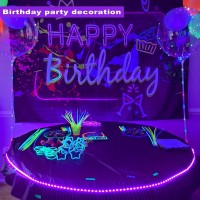 Roperry 30Ft Led Black Light Strip Kit 540 Units Lamp Beads Nonwaterproof Blacklights For Glow Party Indoor Birthday Body P