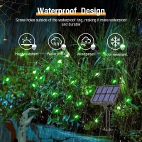 Btfarm 4 Pack Solar String Lights Outdoor 320Led 132Ft Solar Fairy Lights Outside Waterproof 8 Modes Solar Halloween Twinkle L