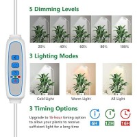 Aumtrly Floor Grow Lights For Indoor Plants Full Spectrum Plant Light With 68 Stand For Growing Large Tall Plants Halo Plant