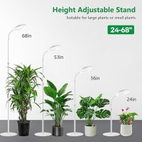 Aumtrly Floor Grow Lights For Indoor Plants Full Spectrum Plant Light With 68 Stand For Growing Large Tall Plants Halo Plant