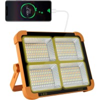 Cosyeasy Portable Led Work Solar Light 100W 16500Mah 10000 Lm With Stepless Brightness Job Site Battery Rechargeable Led Floor L