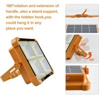 Cosyeasy Portable Led Work Solar Light 100W 16500Mah 10000 Lm With Stepless Brightness Job Site Battery Rechargeable Led Floor L