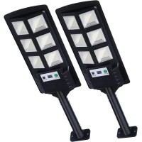 Wattake Solar Lights Outdoor 6000K 150W Led Solar Street Light Motion Sensor 15000Lm Solar Parking Lot Light Dusk To Dawn Solar