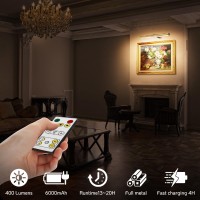 Picture Light Remote 16 Battery Operated Painting Light Wireless Light For Wall Art With 3 Light Colorsfull Metal 400Lm Did