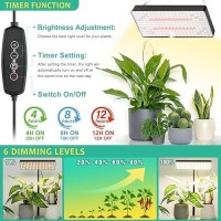 Lbw Grow Lights For Indoor Plants Full Spectrum 214 Leds Plant Lights For Indoor Growing Desk Plant Grow Lights Indoor With Ti