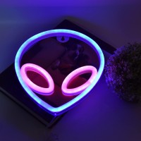 Led Neon Sign, Decorative Lamp, Powered Alien Neon Sign Led Decorative Neon Light Lamp For Living Room Bedroom Wedding Desktop Decor Home Light