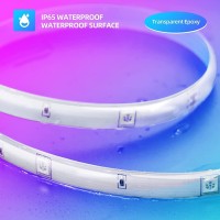 Unicrown 200Ft Outdoor Led Strip Lights Waterproof For Home Bedroom 5050 Rgb Led Light Strip And 16 Million Color Changing With