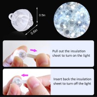 Zgwj 100Pcs Mini Led Lights Led Balloons Light For Party Decorations Neon Party Lights For Paper Lantern Easter Eggs Birthday P