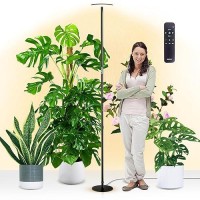 Chiphy Grow Lights 85 Full Spectrum Plant Light For Indoor Plants 4812H Timer 60W Grow Lamp 10 Dimmable Brightness Heig