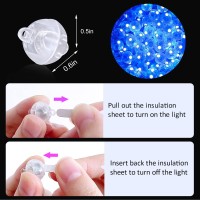 Zgwj 50Pcs Mini Led Lights Led Balloons Light For Party Decorations Neon Party Lights For Paper Lantern Easter Eggs Birthday Pa