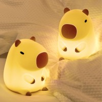 Okiyid Capybara Gifts For Girl Capybara Night Light Capybara Lamp Breastfeeding Cute Lamp For Nursery Abssil Touch Control