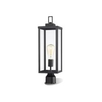 Wisbeam 204 Inches Outdoor Post Light Large Pole Lantern E26 Base 60W Max Antirust Metal Housing Plus Clear Glass Etl Qual