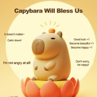 Capybara Night Lights, Soft Silicone Cute Rechargeable Animal Lamp, 2 Colors Adjustable, Portable Animal Lamps Touch Control Lamp For Bedside Bedroom Living Room, Kawaii Capybara Nursery Night Lights