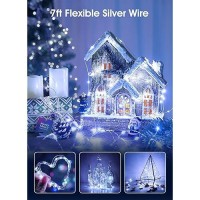 6 Pack Fairy Lights Battery Operated String Lights 7Ft 20 Led Waterproof Silver Wire Firefly Lights Waterproof For Diy Crafts