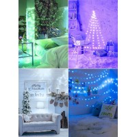 6 Pack Fairy Lights Battery Operated String Lights 7Ft 20 Led Waterproof Silver Wire Firefly Lights Waterproof For Diy Crafts