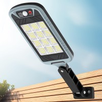 Okpro Solar Lights For Outside 6000Lm Solar Street Lights Outdoor Ip66 Waterproof Dusk To Dawn Solar Security Motion Sensor F