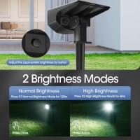 Airmee Solar Outdoor Lights 106 Leds Bright Spot Lights Outdoor Ip68 Waterproof 1000 Lumen Auto Onoff Solar Landscape Lights