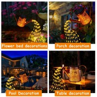 Solar Watering Can Lights Hummingbird Gardening Gifts For Women Mom Grandma Birthday Waterproof Outdoor Garden Decor Large Han