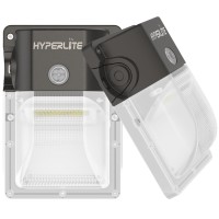 Hyperlite Led Wall Pack 30W 2Pack 3600Lm 5000K Wall Pack Led Exterior Light Led Wall Pack Light With Dusk To Dawn Photocell Fo